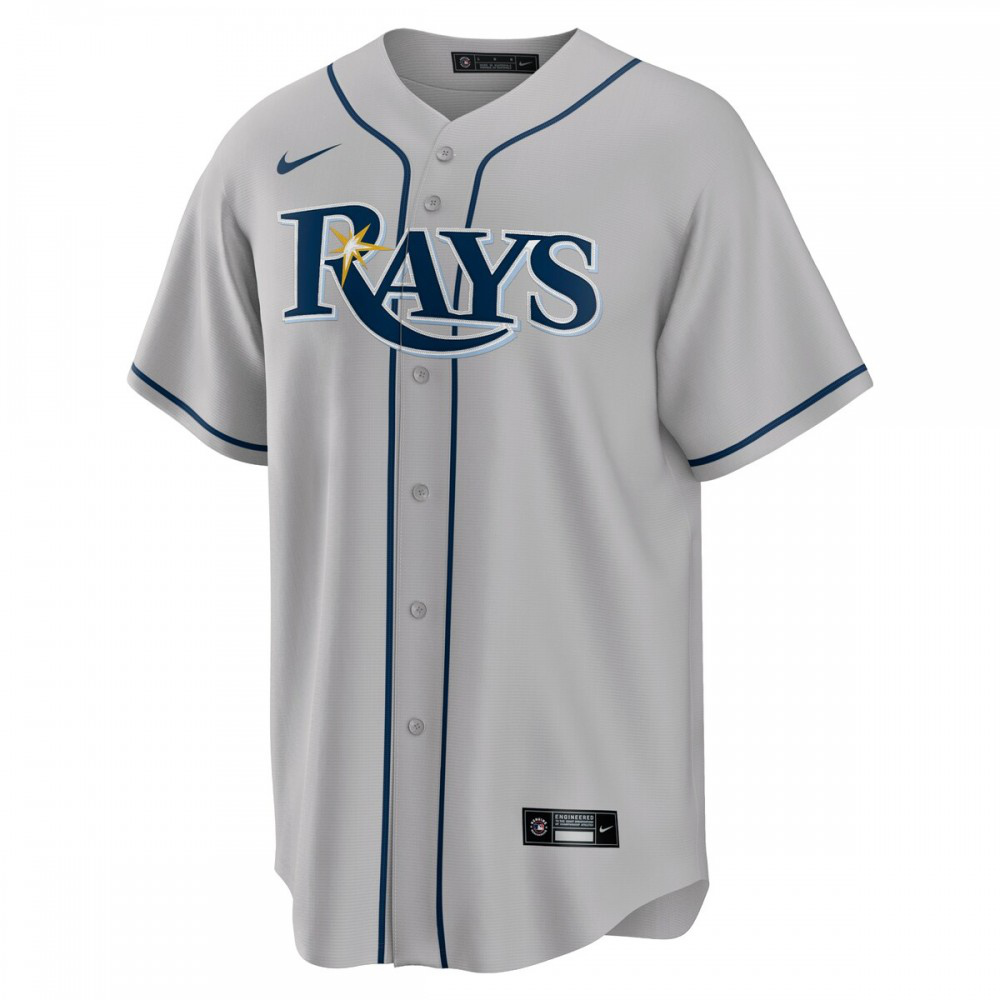 Tampa Bay Rays Road Replica Team Jersey - Gray-Pro Kit Vault | Brand New 26/27 Sports Jerseys